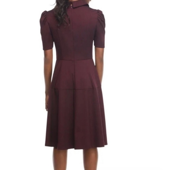 Gal Meets Glam Burgundy Dress Size 2 - Picture 4 of 15